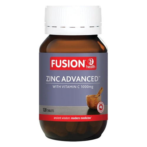 Fusion Health | Zinc Advanced with Vit C 1000mg 120t