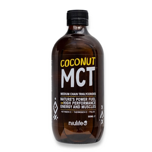 Niulife | Coconut MCT Oil - 500ml Glass Bottle