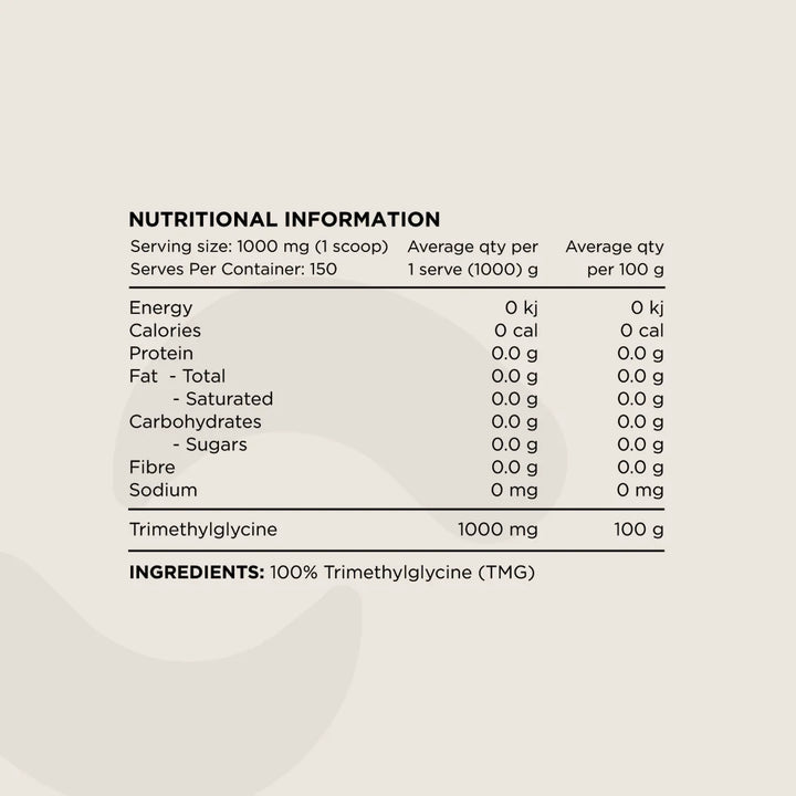Switch Nutrition | TMG (Trimethylglycine)