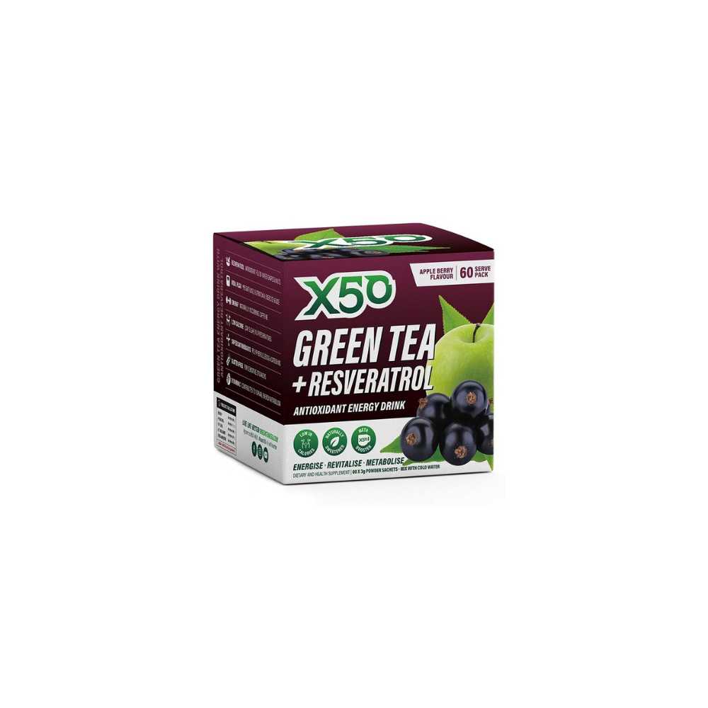 X50 | Green Tea + Resveratrol