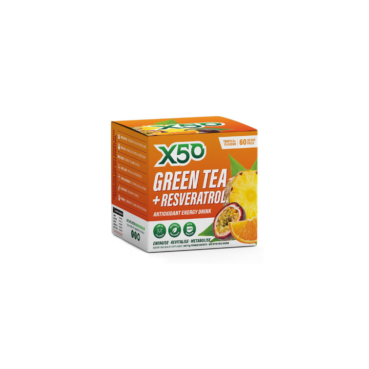 X50 | Green Tea + Resveratrol