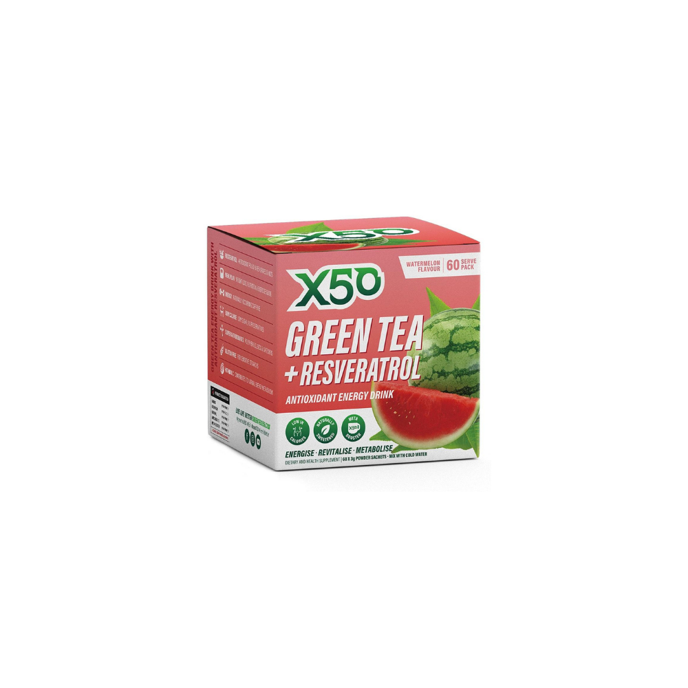 X50 | Green Tea + Resveratrol