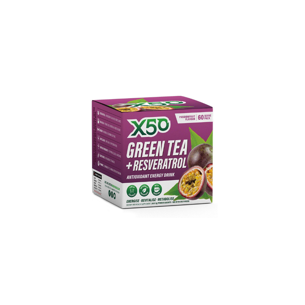 X50 | Green Tea + Resveratrol