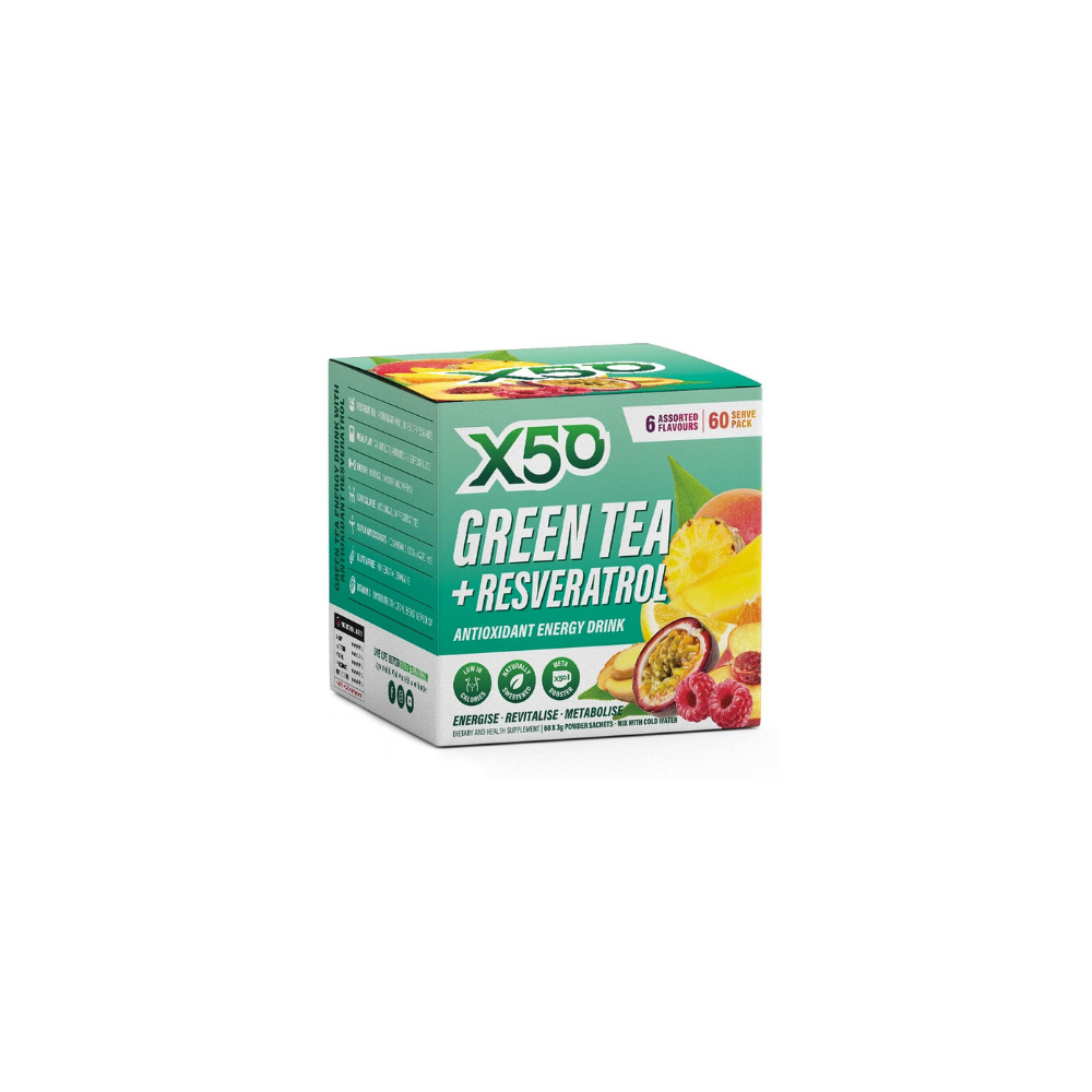 X50 | Green Tea + Resveratrol