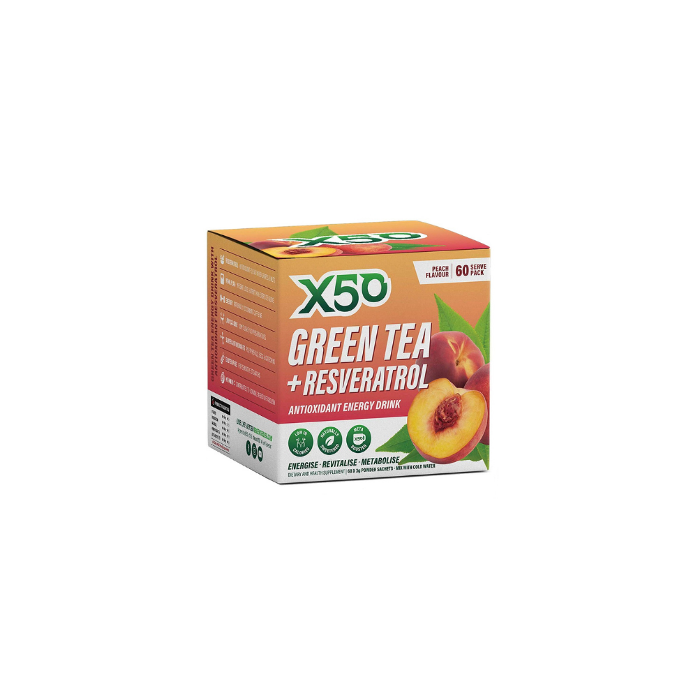 X50 | Green Tea + Resveratrol