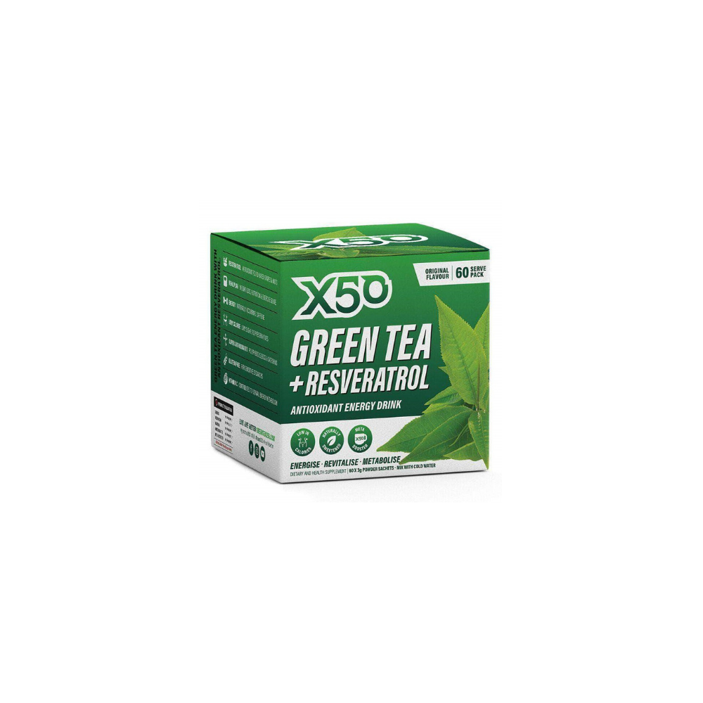 X50 | Green Tea + Resveratrol