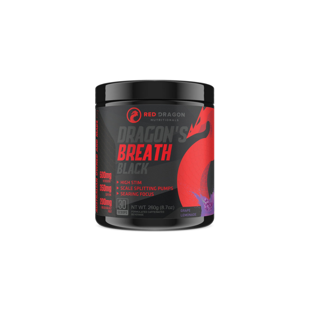 Red Dragon Nutritionals | Dragons Breath Pre Workout Black