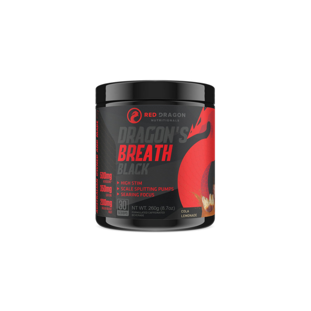 Red Dragon Nutritionals | Dragons Breath Pre Workout Black