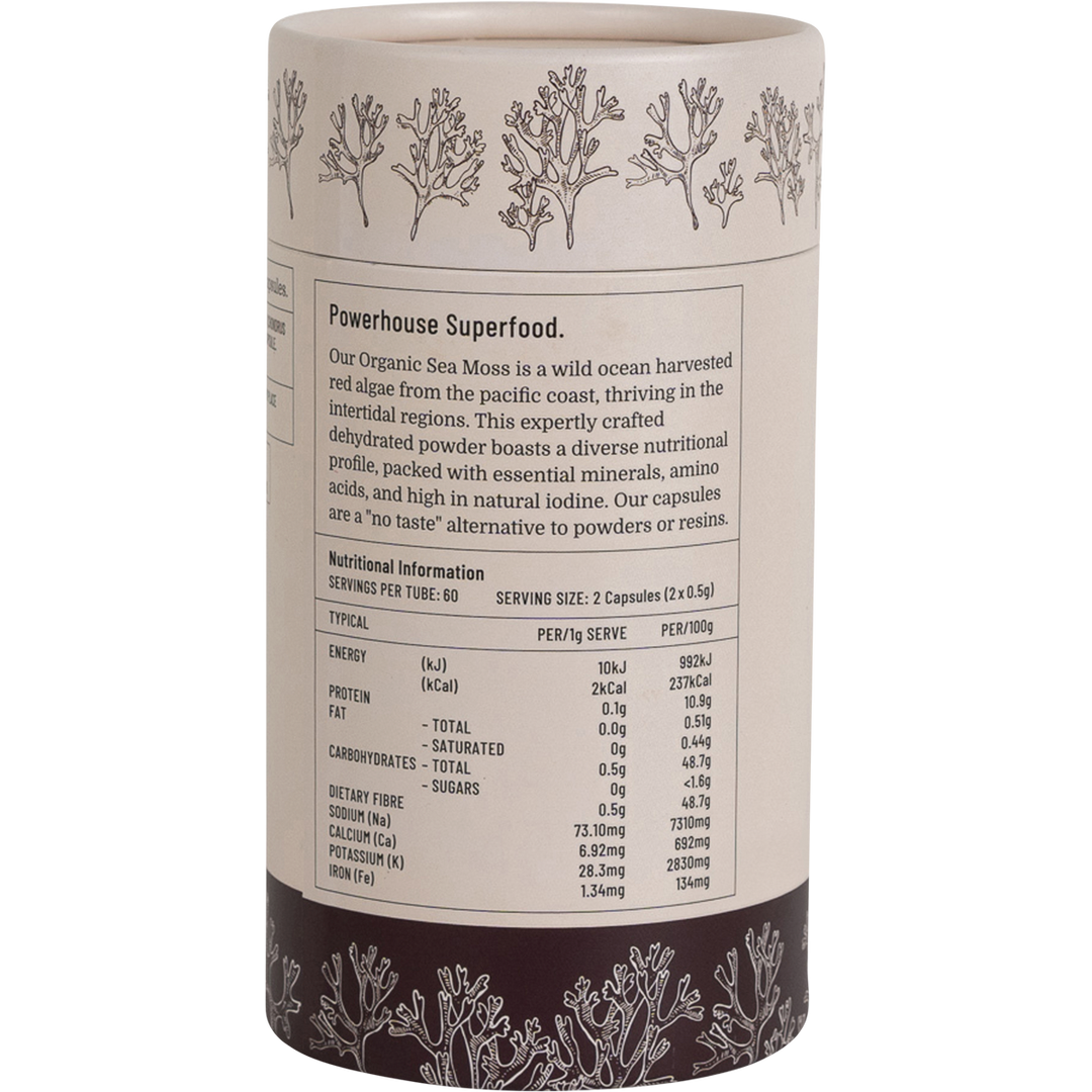 Evolution Botanicals | Organic Sea Moss 120Caps