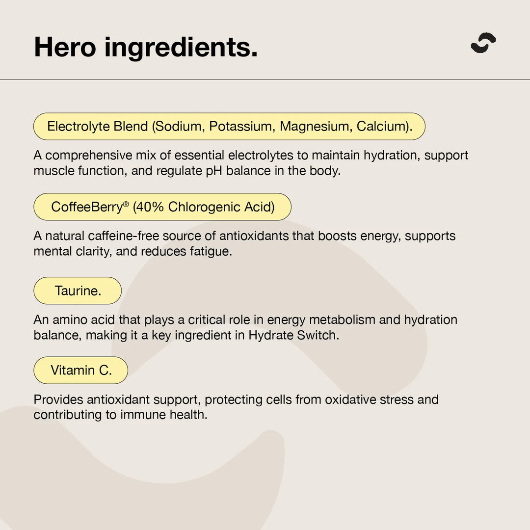 Switch Nutrition | Hydrate Sachets