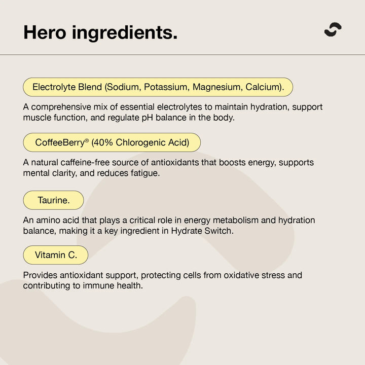 Switch Nutrition | Hydrate Sachets