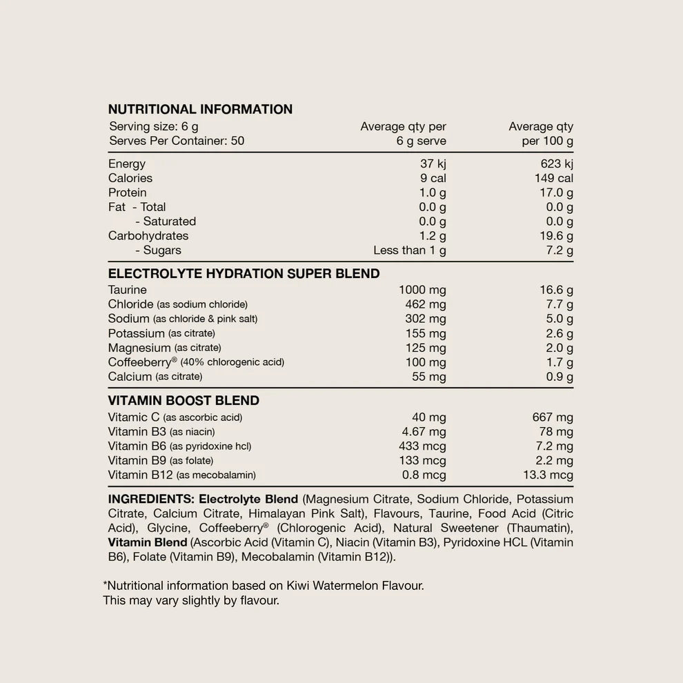 Switch Nutrition | Hydrate Electrolyte Rehydration Blend