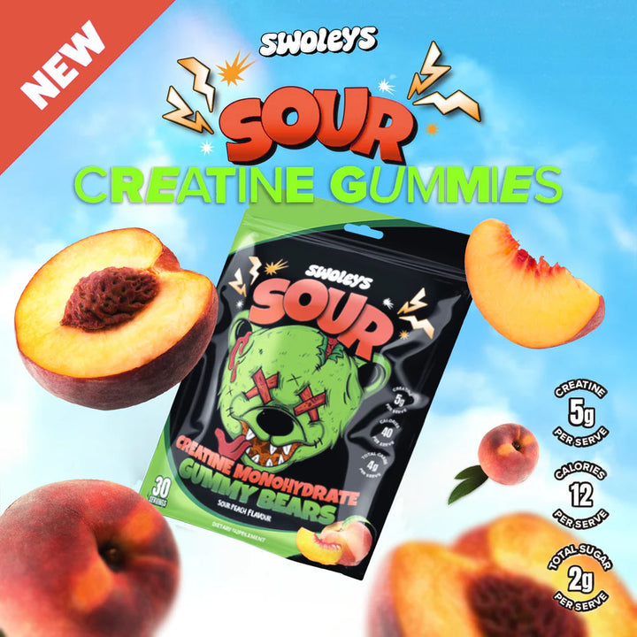Swoleys | Sour Creatine Gummy Bears